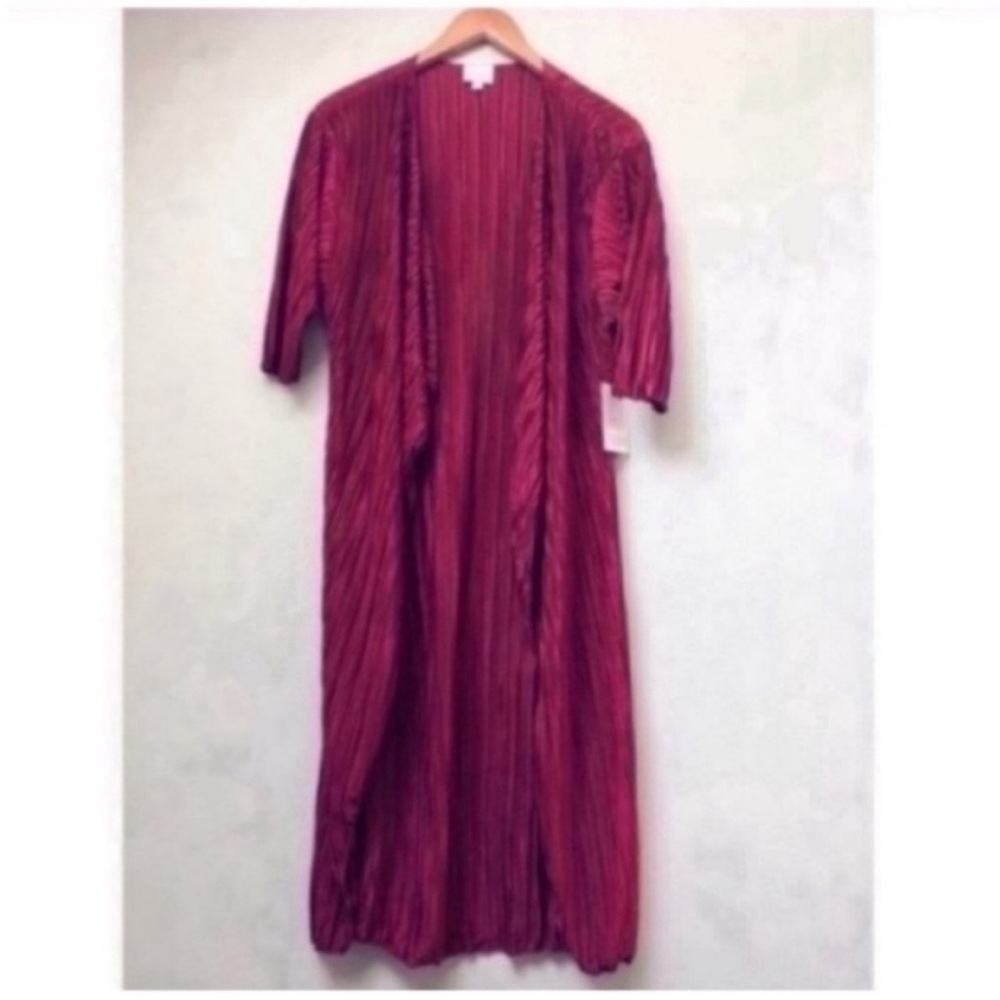 LuLaRoe Shirley Kimono Solid Red